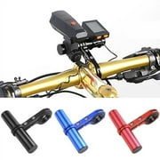 Cheers.US Bike Handlebar Extender Lightweight Durable Double Bicycle Handlebar Extension Bracket for Holding Motorcycle E-Bike Lamp Speedometer GPS Phone Mount Bracket Holder